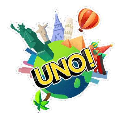 Uno Mattel163games Sticker - Uno Mattel163games Logo Stickers