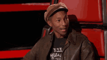 Pharrell Bugging Out GIF