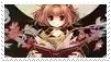 a girl with wings is reading a book in a picture frame .