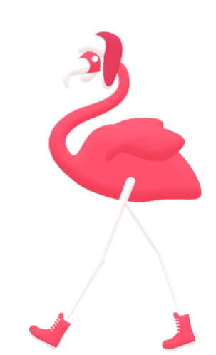 Flamingo Pink Sticker - Flamingo Pink Walk Stickers