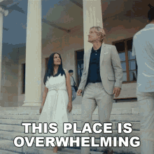 This Place Is Overwhelming Greg GIF - This Place Is Overwhelming Greg Isabel GIFs
