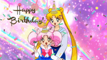 Happy Birthday Usagi GIF - Happy Birthday Usagi Chibiusa GIFs