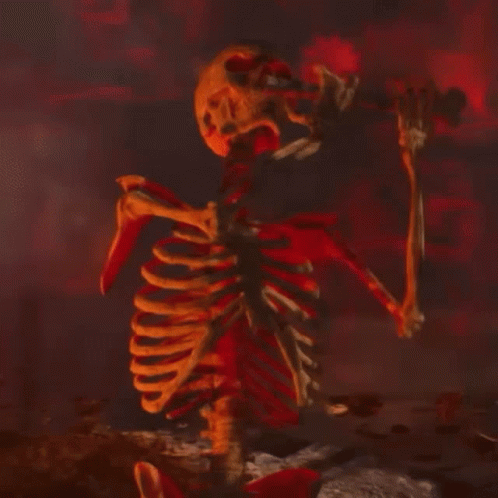 Evil Dead Game Flute Skeleton GIF - Evil Dead Game Evil Dead Flute Skeleton  - Discover & Share GIFs