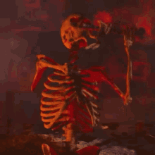 Evil Dead Game Flute Skeleton GIF - Evil Dead Game Evil Dead Flute Skeleton GIFs