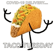 taco tuesday covid19delivery food dance