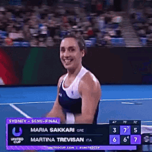 Martina Trevisan Tennis GIF - Martina Trevisan Tennis Italia GIFs