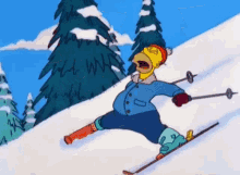 Homer Simpson GIF - Homer Simpson Snow GIFs