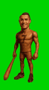 a man is surrounded by flames on a green background