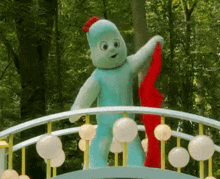 in the night garden igglepiggle waving excited wave