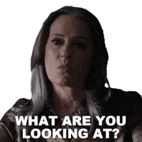 What Are You Looking At Emily Prentiss Sticker - What Are You Looking At Emily Prentiss Paget Brewster Stickers