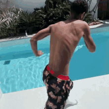 Jump Into The Pool Pnb Rock GIF - Jump Into The Pool Pnb Rock Dive GIFs