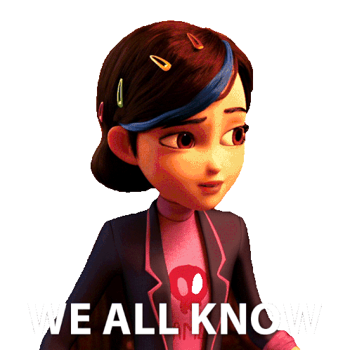 We All Know Claire Nuñez Sticker - We All Know Claire Nuñez Trollhunters Tales Of Arcadia Stickers