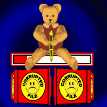 Dont Share This Corrupted File GIF - Dont Share This Corrupted File Teddy Bear GIFs
