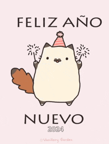 Gato Feliz Ano Nuevo GIF - Gato Feliz Ano Nuevo Happy New Year GIFs