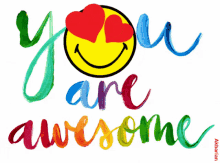 Animated Greeting Card You Are Awesome GIF - Animated Greeting Card You Are Awesome GIFs