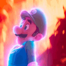 Scared Luigi GIF - Scared Luigi The Super Mario Bros Movie GIFs