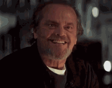 Jack Nicholson Creepy Smile GIF - Jack Nicholson Creepy Smile Yes GIFs