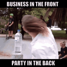 Mullet Business In The Front GIF - Mullet Business In The Front Party In The Back GIFs