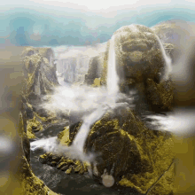 Waterfall Scenery GIF