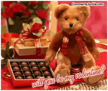 Will You Be My Valentine Happy Valentines Day GIF - Will You Be My Valentine Happy Valentines Day Chocolates GIFs