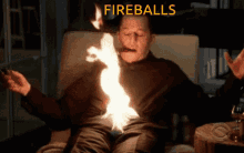 blazzing balls fire balls on fire