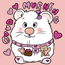 Good Morning Cute Hamster GIF - Good Morning Cute Hamster Birene GIFs