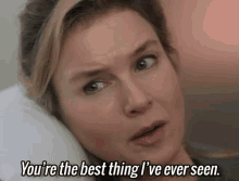 You'Re The Best Thing I'Ve Ever Seen. GIF - Bridget Joness Baby Bridget Jones Gi Fs Renee Zellweger GIFs