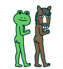 Frog Frogandhorse Sticker - Frog Frogandhorse Horse Stickers