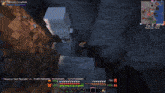a screenshot of a minecraft game shows a skeleton and a host shredder