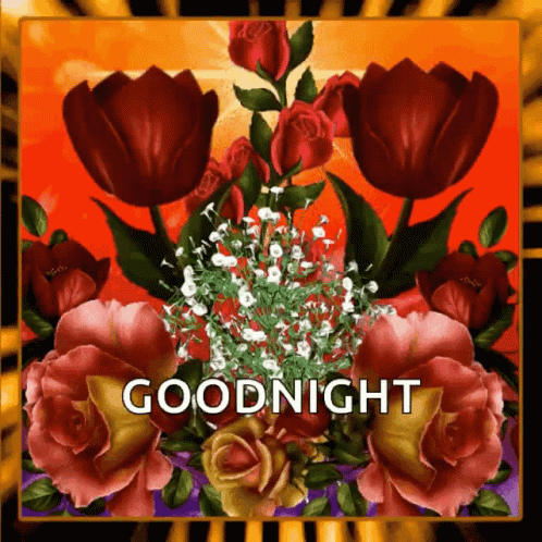 Good Night Flowers GIF - Tenor GIF Keyboard - Bring Personality To