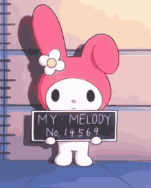 My Melody Jail GIF - My Melody Jail Arrested GIFs