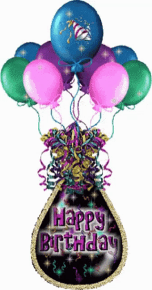 Happy Birthday To You Celebration GIF - Happy Birthday To You Celebration Balloon GIFs