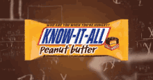 snickers know it all peanut butter chocolate bar