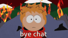 South Park Bye Chat GIF - South Park Bye Chat Kenny GIFs