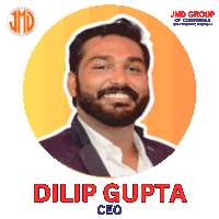 a picture of a man with the name dilip gupta ceo