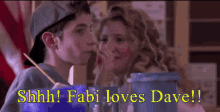 Shhh Fabi Loves Dave GIF - Shhh Fabi Loves Dave Whisper GIFs