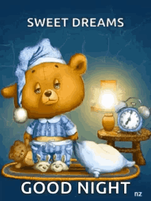 Bedtime Goodnight GIF - Bedtime Goodnight Bear GIFs