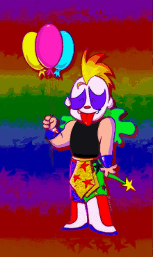 psycho clown payaso luchador clown aaa
