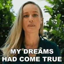 My Dreams Had Come True Brie Larson GIF - My Dreams Had Come True Brie Larson I Achieved My Dream GIFs