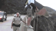 How To Evade A Cop: Base Jumping GIF