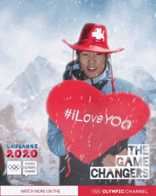 Heart Youth Olympic Games GIF - Heart Youth Olympic Games Love GIFs