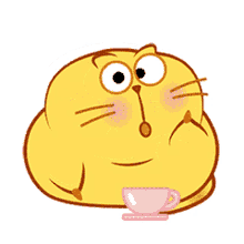 kitty tea fat cat chubby
