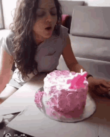 Happy Birthday Cake GIF - Happy Birthday Cake Blow GIFs