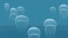 Jellyfish Swim GIF - Jellyfish Swim Swimming GIFs