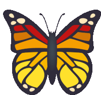 Butterfly Nature Sticker