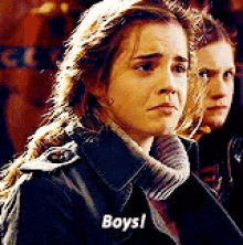 Boys GIF - Harrypotter Hermione Boys GIFs