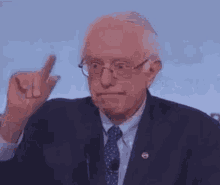 Bernie Yes GIF - Bernie Yes Finger GIFs
