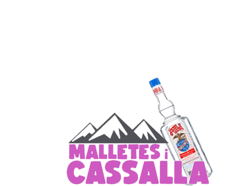 Malletes Cassalla Mountain Sticker - Malletes Cassalla Mountain Logo Stickers