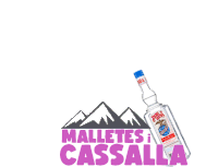 Malletes Cassalla Mountain Sticker - Malletes Cassalla Mountain Logo Stickers