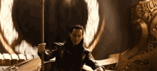 Loki Tom Hiddleston GIF - Loki Tom Hiddleston King GIFs